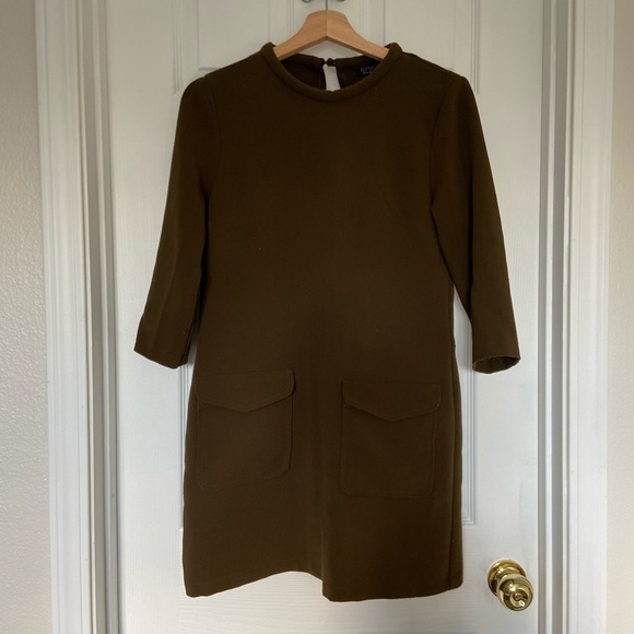Topshop Dresses & Skirts - Army green dress